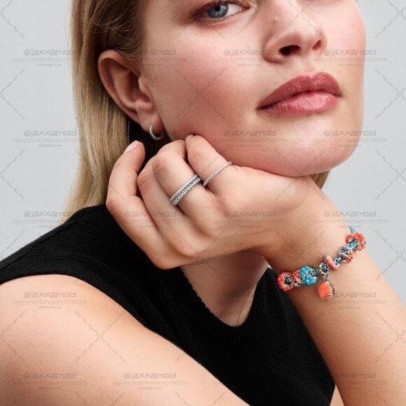 Pandora Coral-coloured Ocean Charm - Picture 6 of 6